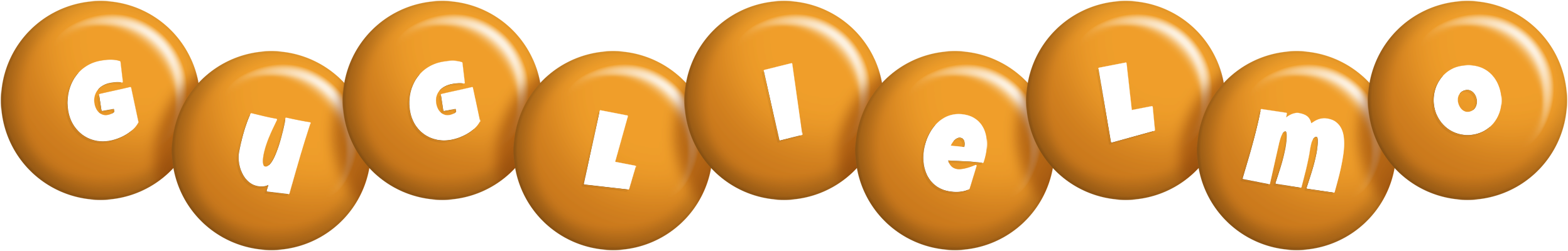 Guglielmo candy-orange logo