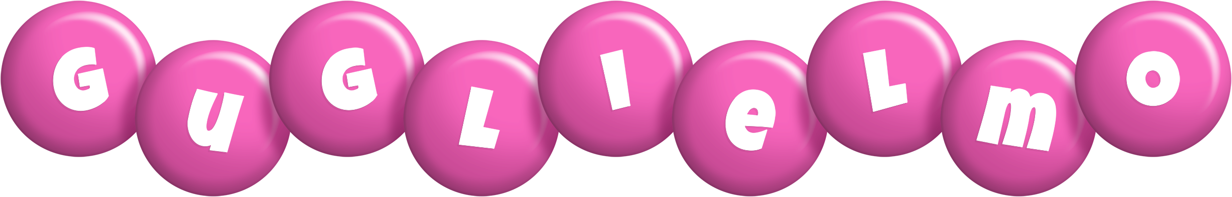 Guglielmo candy-pink logo
