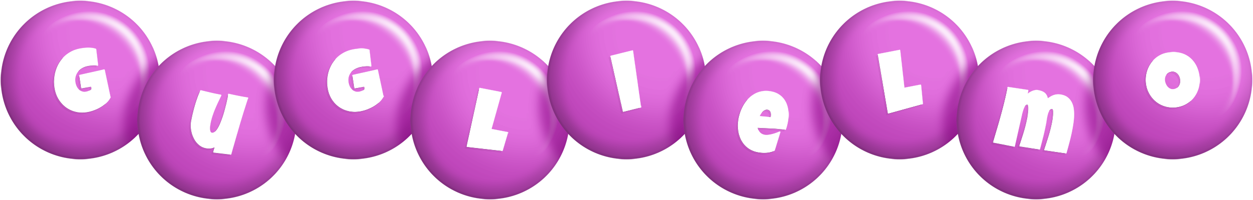 Guglielmo candy-purple logo