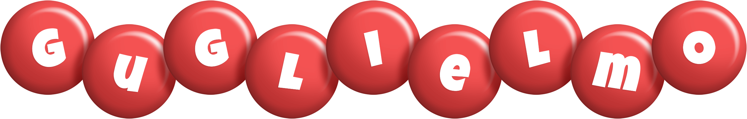 Guglielmo candy-red logo