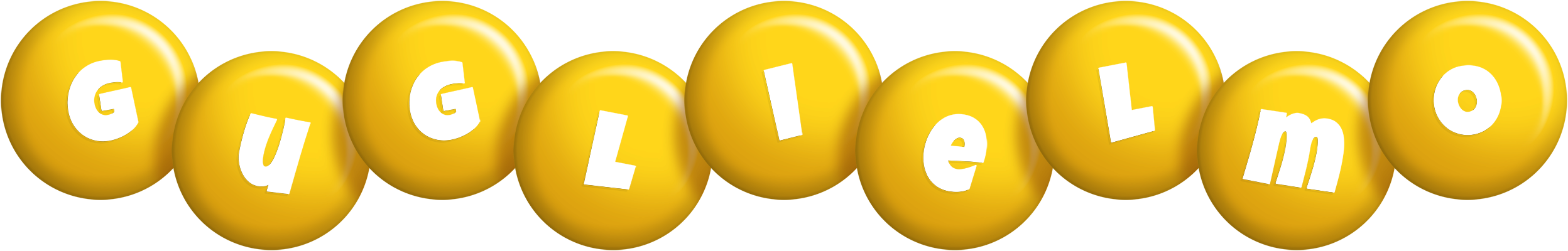 Guglielmo candy-yellow logo