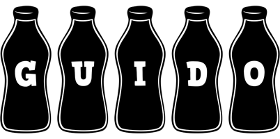 Guido bottle logo