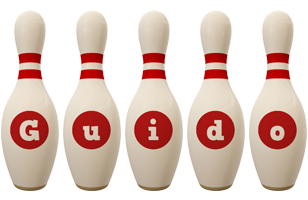 Guido bowling-pin logo