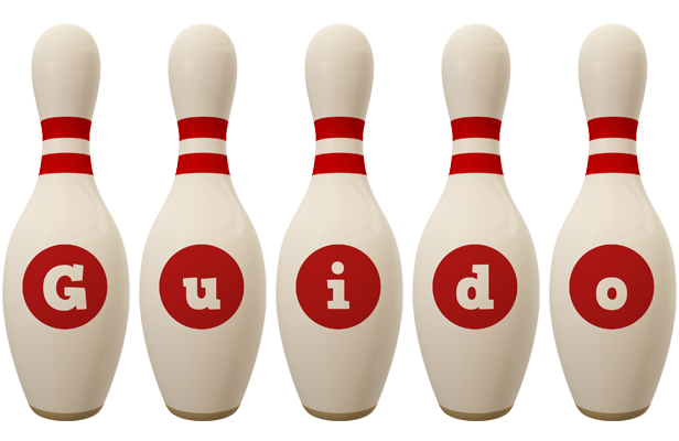 Guido bowling-pin logo