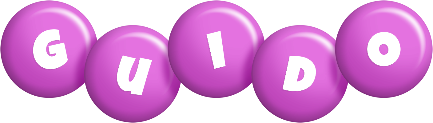 Guido candy-purple logo