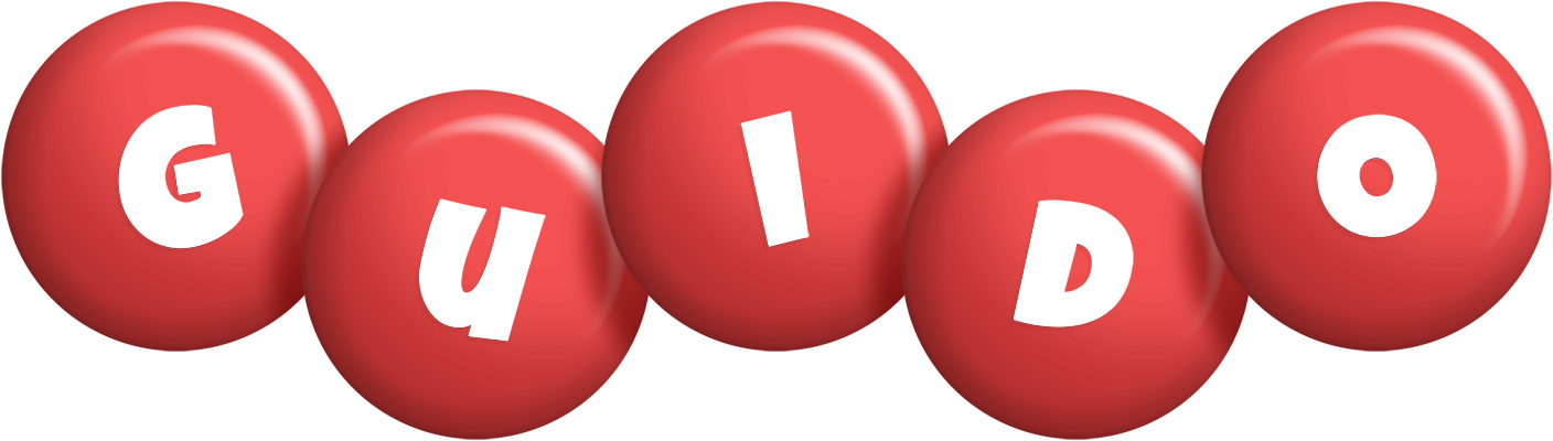 Guido candy-red logo