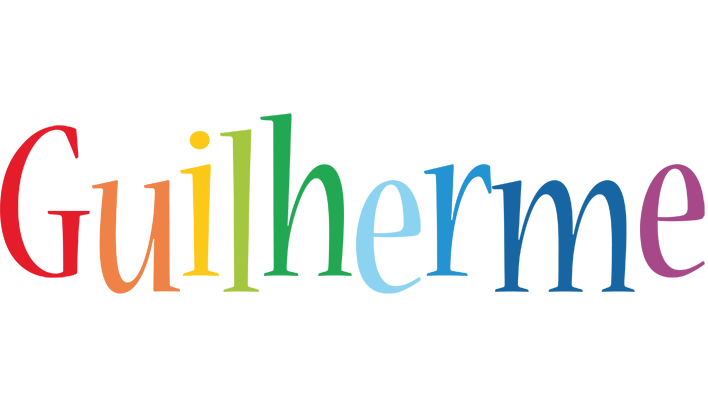Guilherme birthday logo