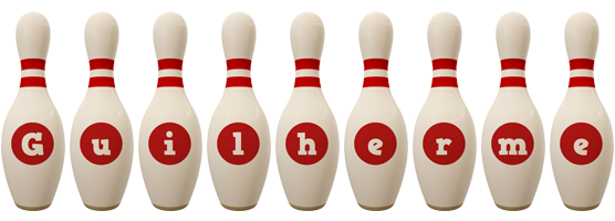 Guilherme bowling-pin logo