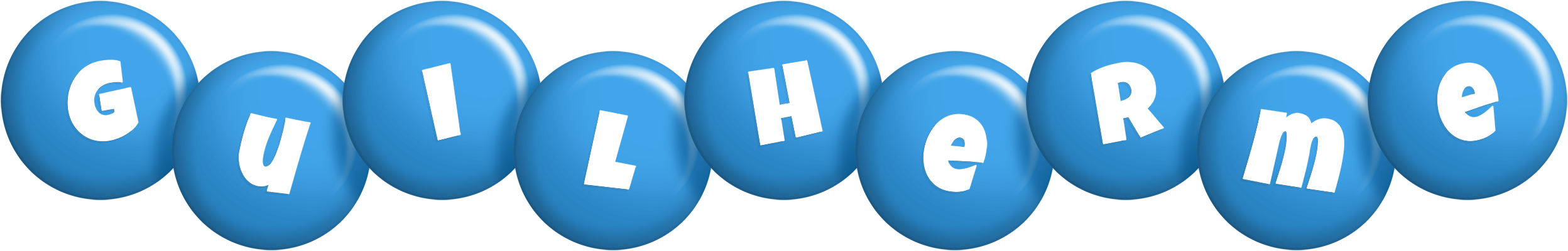 Guilherme candy-blue logo