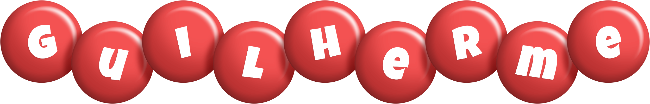 Guilherme candy-red logo