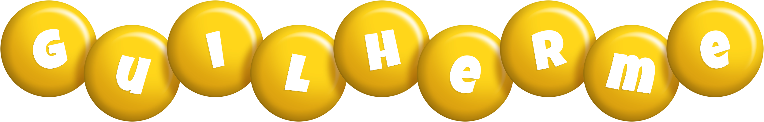 Guilherme candy-yellow logo