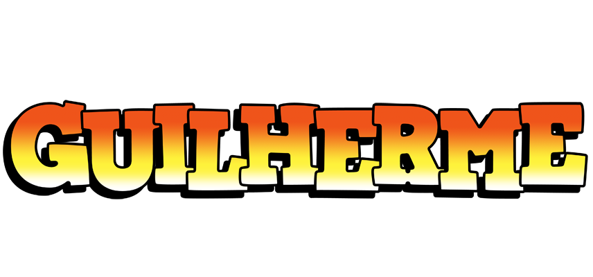 Guilherme sunset logo