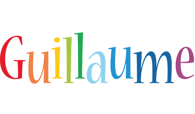 Guillaume birthday logo