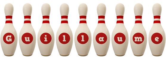 Guillaume bowling-pin logo