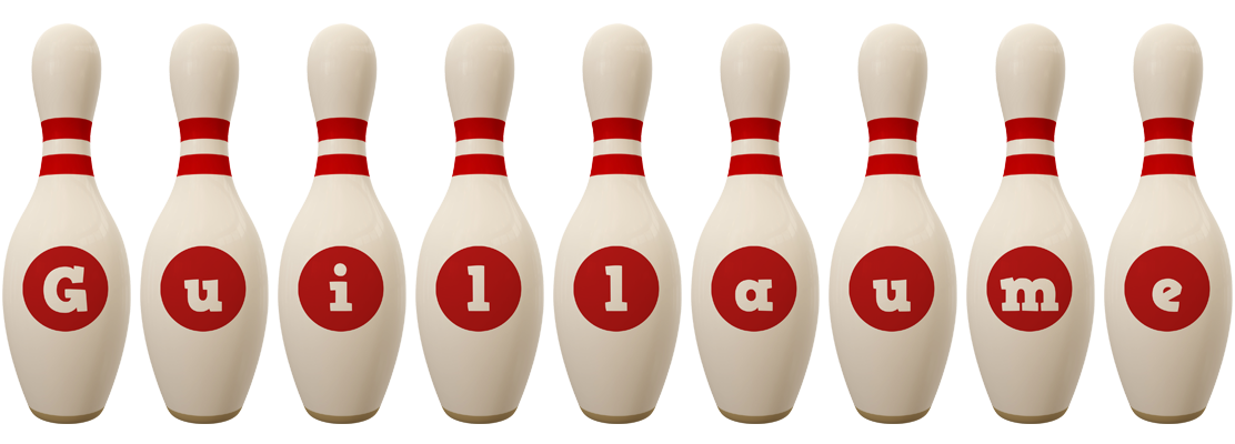Guillaume bowling-pin logo