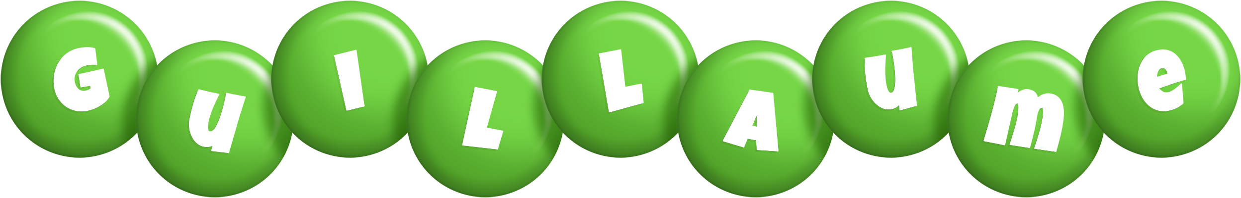 Guillaume candy-green logo