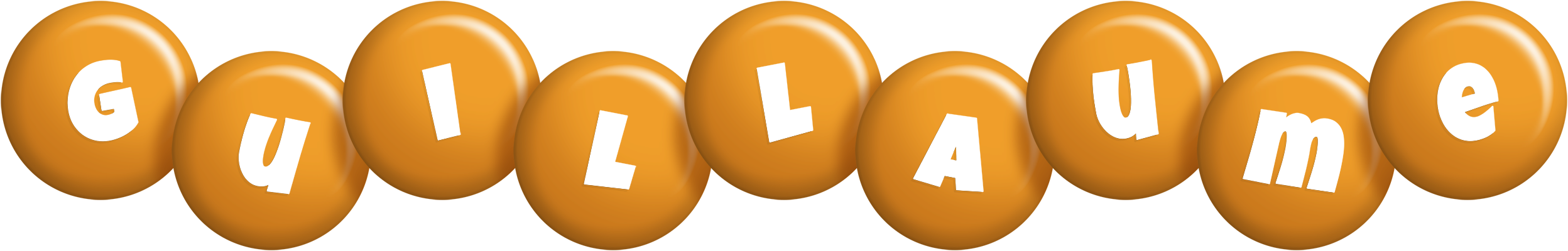 Guillaume candy-orange logo