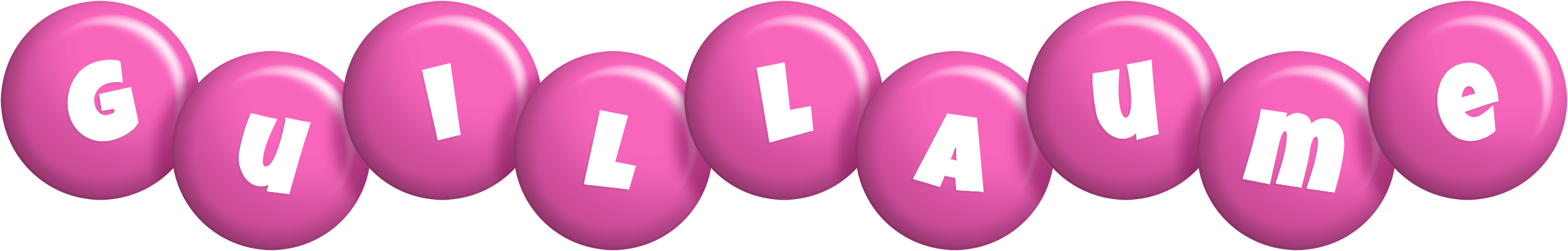 Guillaume candy-pink logo