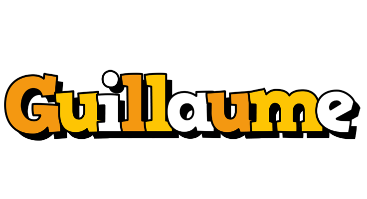 Guillaume cartoon logo