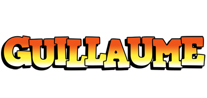 Guillaume sunset logo