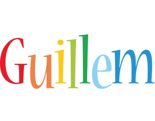 Guillem birthday logo