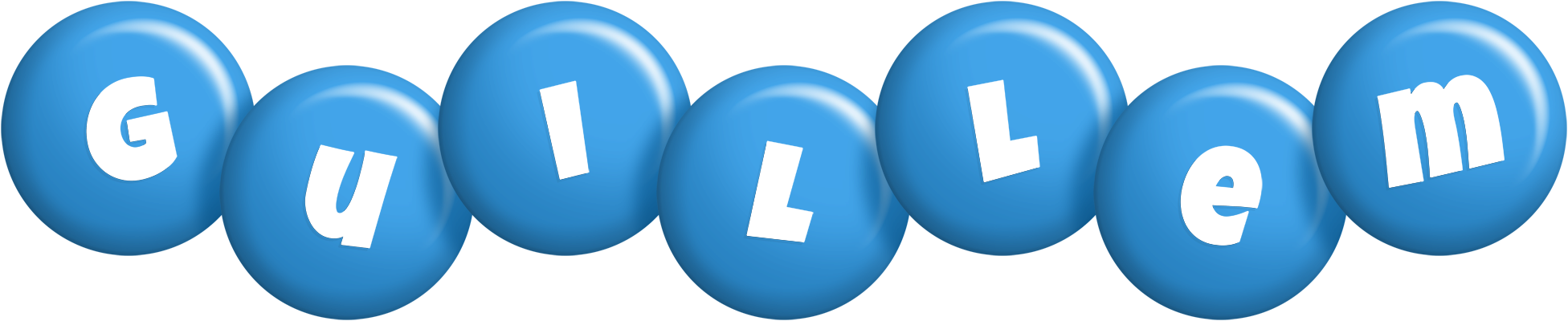 Guillem candy-blue logo