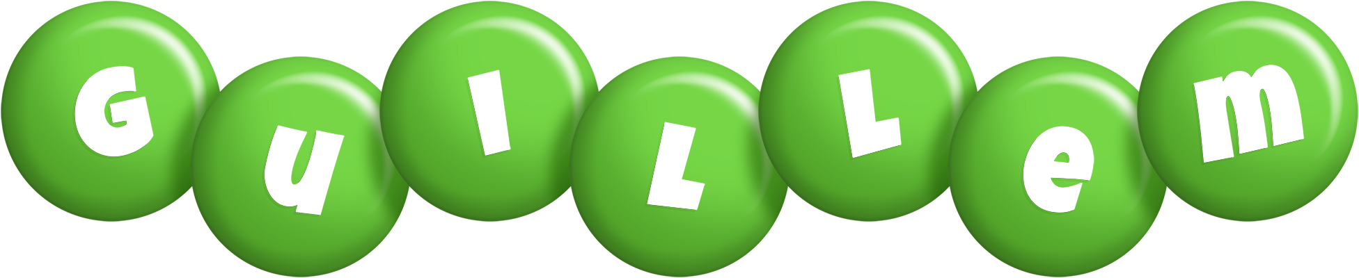 Guillem candy-green logo