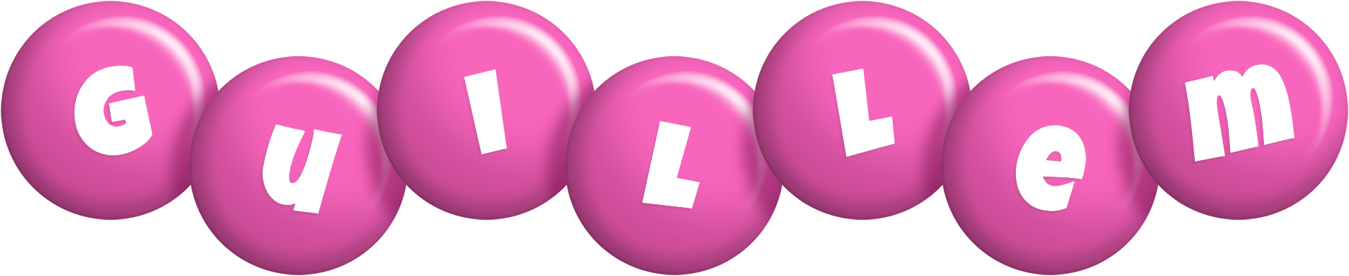 Guillem candy-pink logo