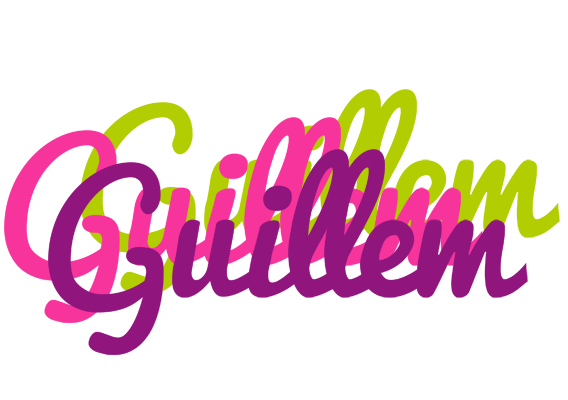 Guillem flowers logo