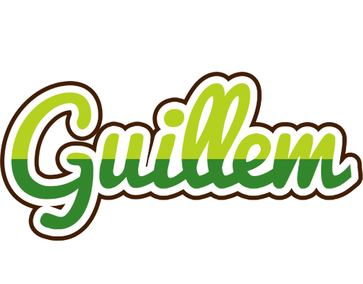 Guillem golfing logo