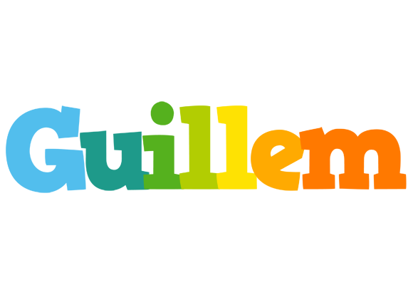 Guillem rainbows logo
