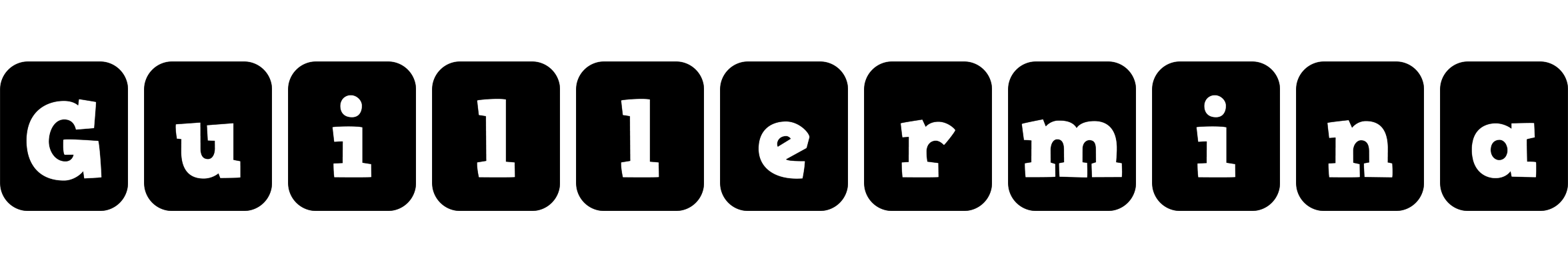 Guillermina box logo