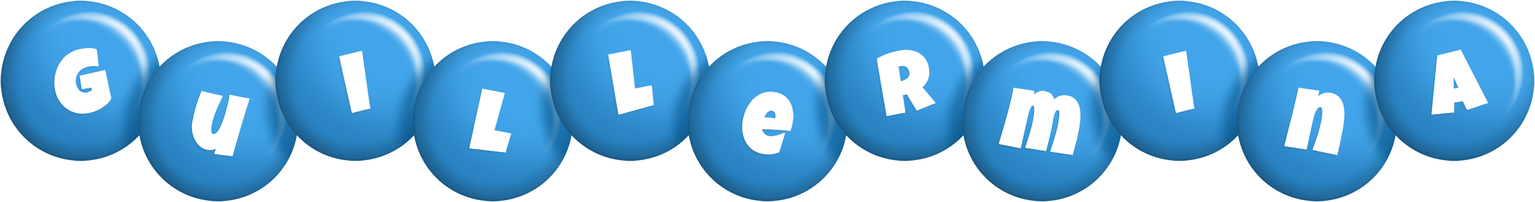 Guillermina candy-blue logo
