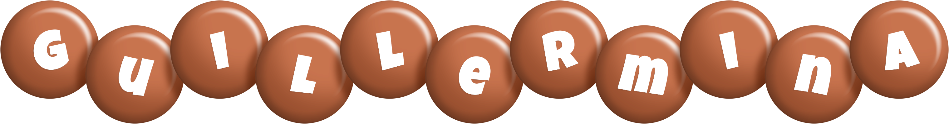 Guillermina candy-brown logo