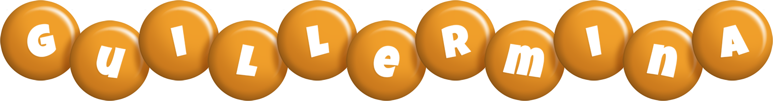 Guillermina candy-orange logo