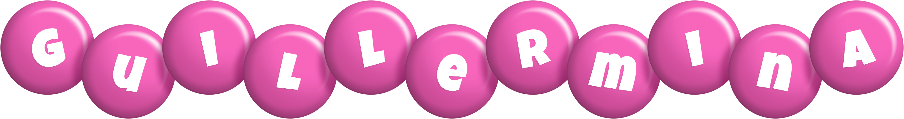 Guillermina candy-pink logo