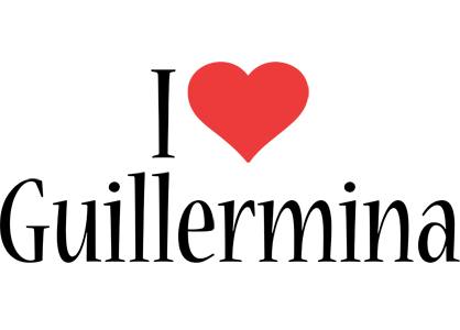 Guillermina i-love logo