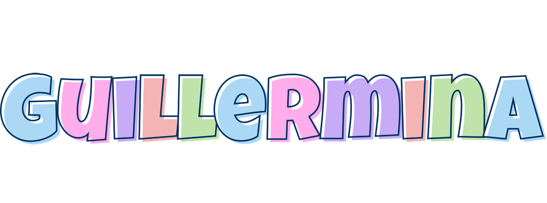 Guillermina pastel logo