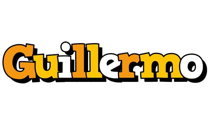 Guillermo cartoon logo