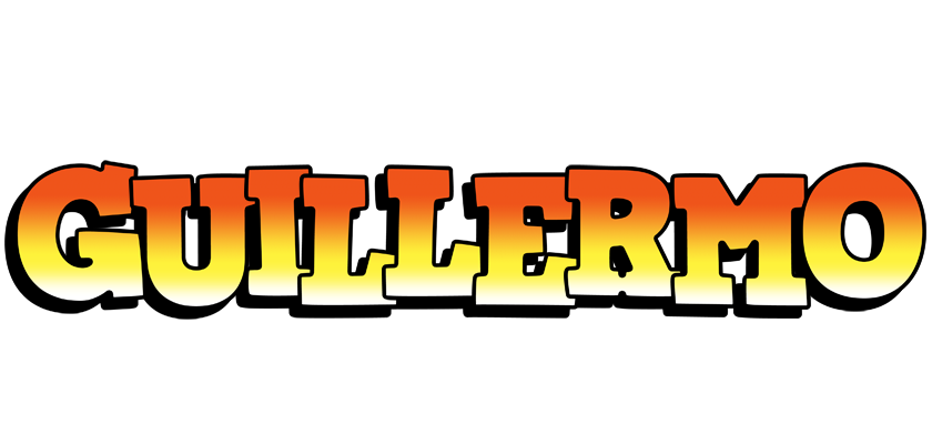 Guillermo sunset logo