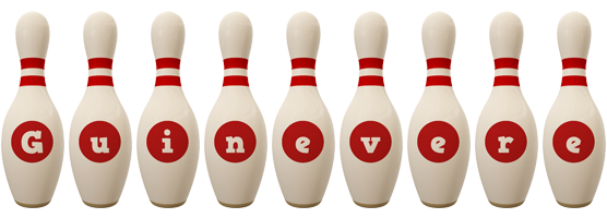 Guinevere bowling-pin logo