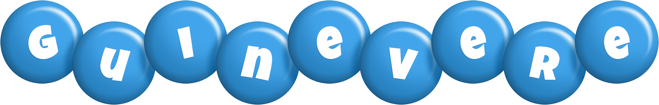 Guinevere candy-blue logo