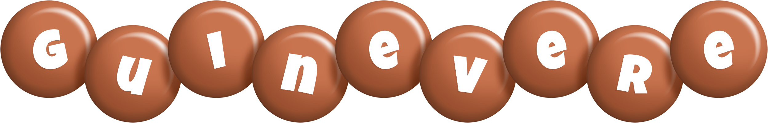Guinevere candy-brown logo