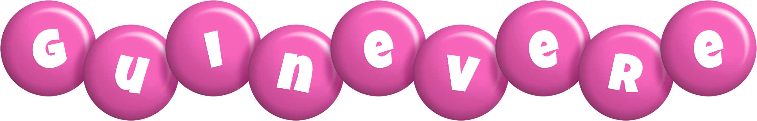 Guinevere candy-pink logo