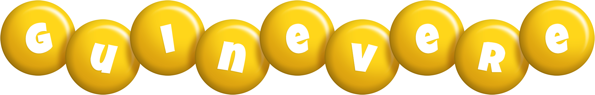 Guinevere candy-yellow logo