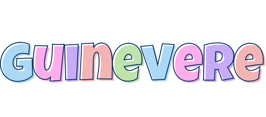 Guinevere pastel logo