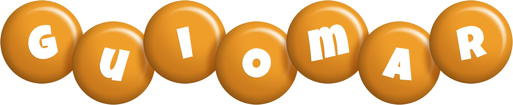 Guiomar candy-orange logo