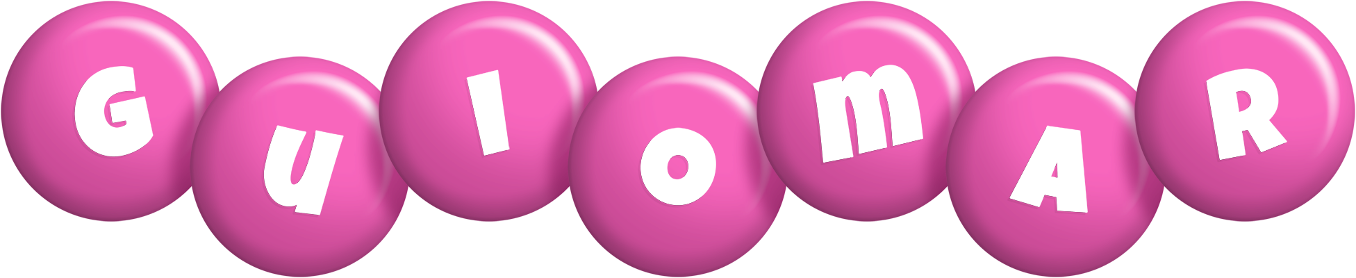 Guiomar candy-pink logo