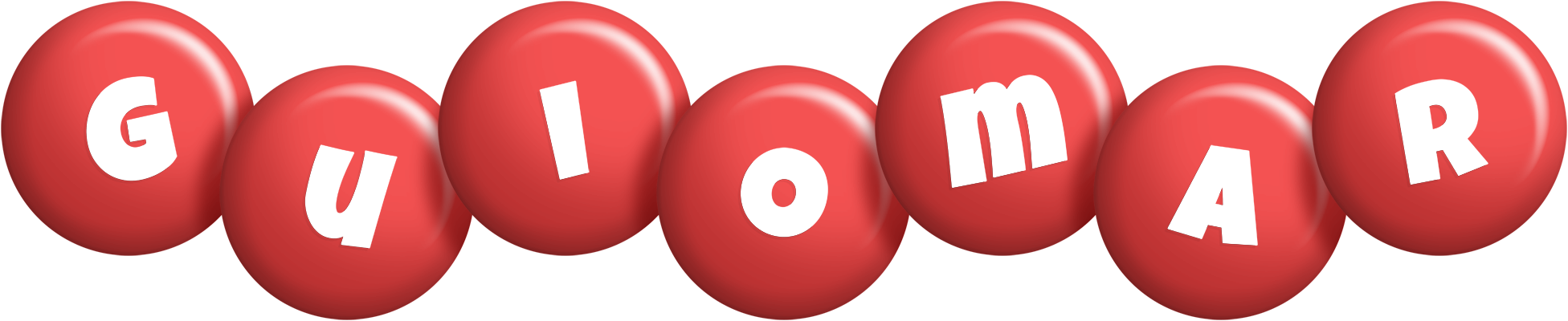 Guiomar candy-red logo