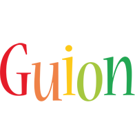 Guion birthday logo